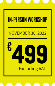 In-person Workshop ticket Berlin 30 November 2022