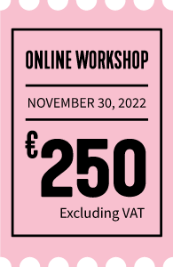 Online Workshop ticket 30 November 2022