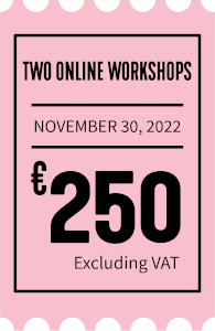 Two Online Workshops ticket 30 November 2022